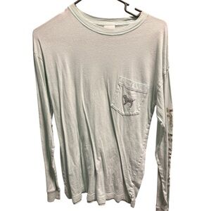 PINK Victoria's Secret Mint Long Sleeve Tee